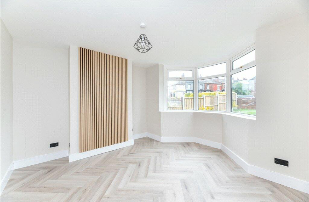 Living room after refurbishment